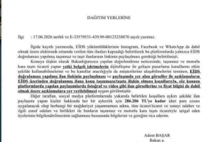EİDS-SOSYAL MEDYA PAYLAŞIMLARI HAKKINDA DUYURU
