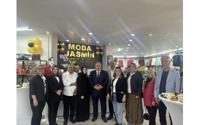 Moda Jasmin Giyim’in açılış törenine katıldık.