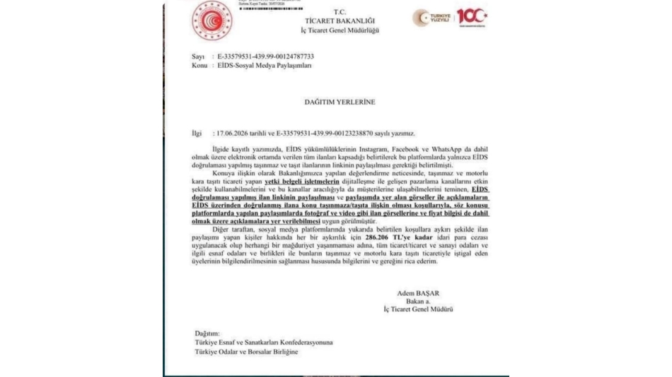 EİDS-SOSYAL MEDYA PAYLAŞIMLARI HAKKINDA DUYURU